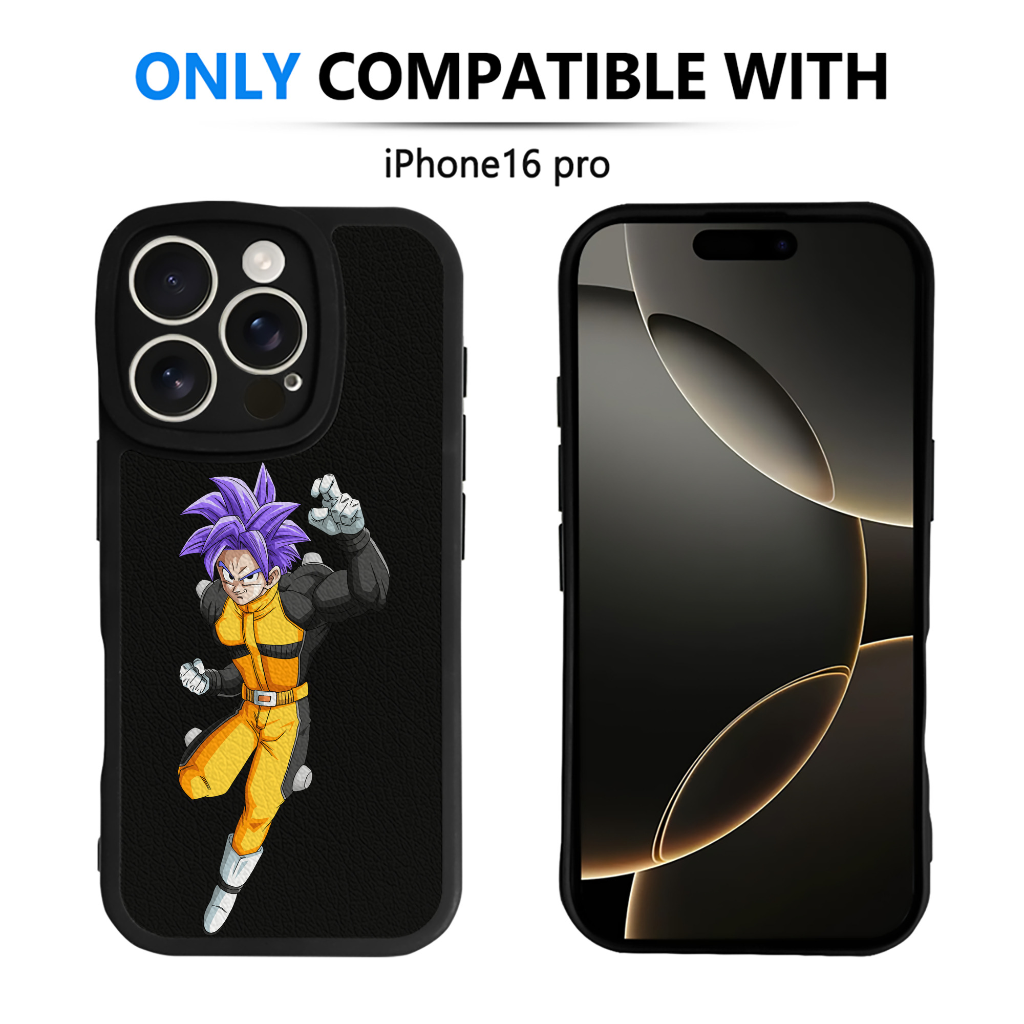 （画像用） ドラゴンボール DRAGON BALL 【iPhone 16シリーズ対応】シリコンスマホケース（レザー調） 材質：シリコン
